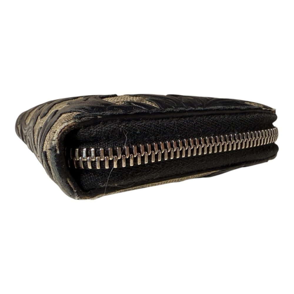 Gucci Supreme Monogram Arabesque Zip Around Walle… - image 5